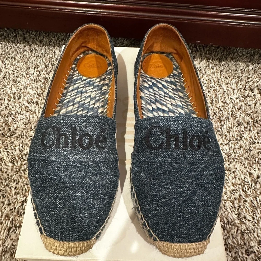 Chloe chic Blue Espadrilles